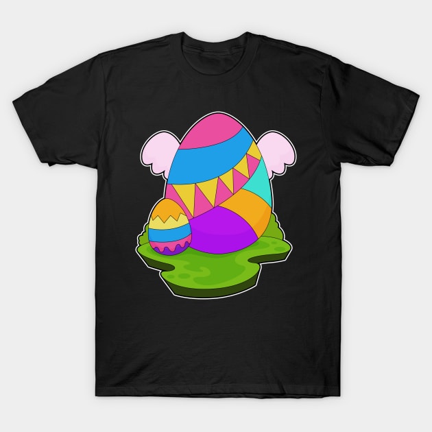 Easter Easter eggs Wings T-Shirt by Markus Schnabel